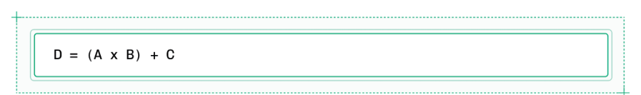 矩阵乘累加（MMA）将矩阵A乘以矩阵B，加上矩阵C，并将结果存储为矩阵D。